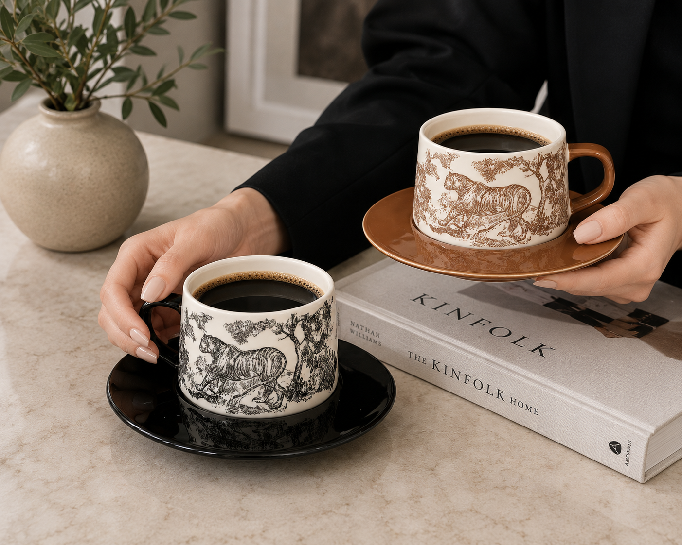 Toile De Joy Ceramic Mug