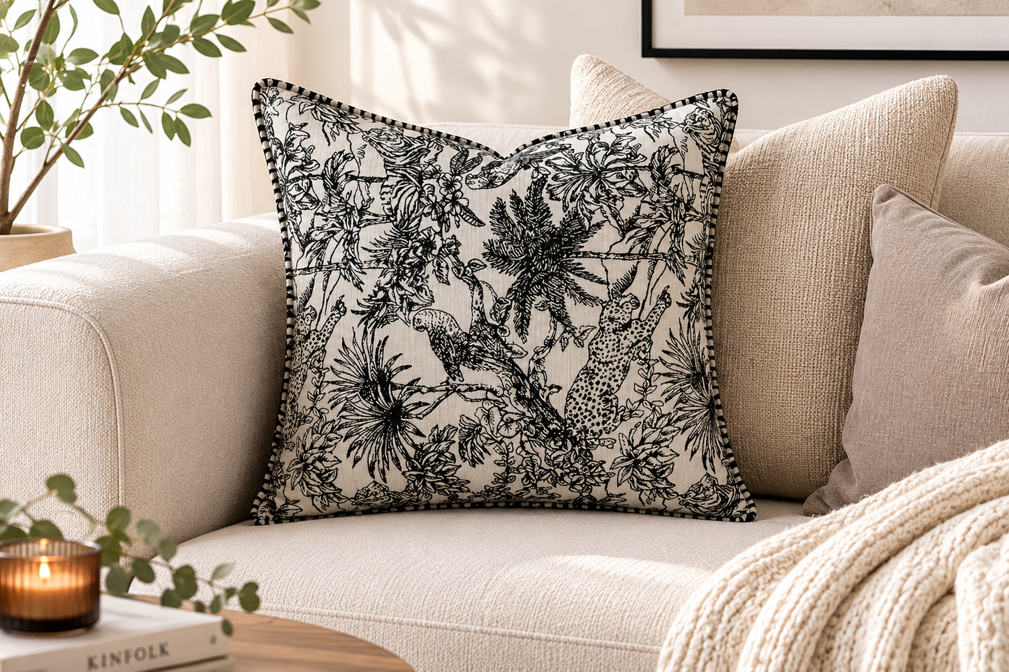 Toile De Jouy Pillow Case
