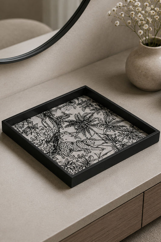 Toile De Jouy Square Tray
