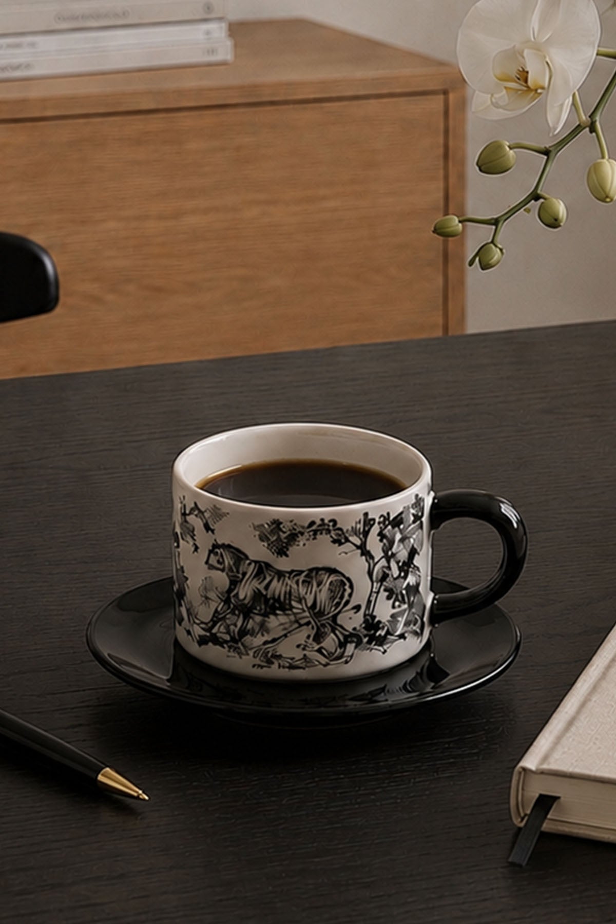 Toile De Jouy Ceramic Mug