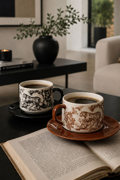 Toile De Jouy Ceramic Mug