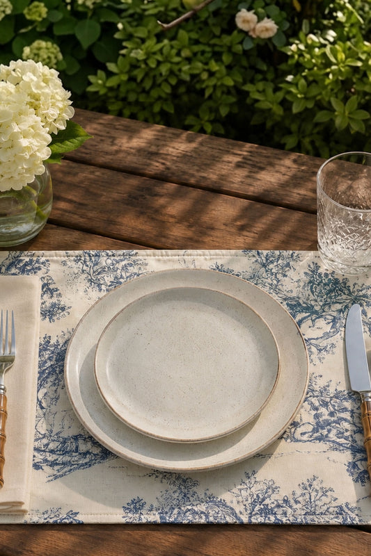 Toile De Jouy Placemats - Blu de France (Set of 4)
